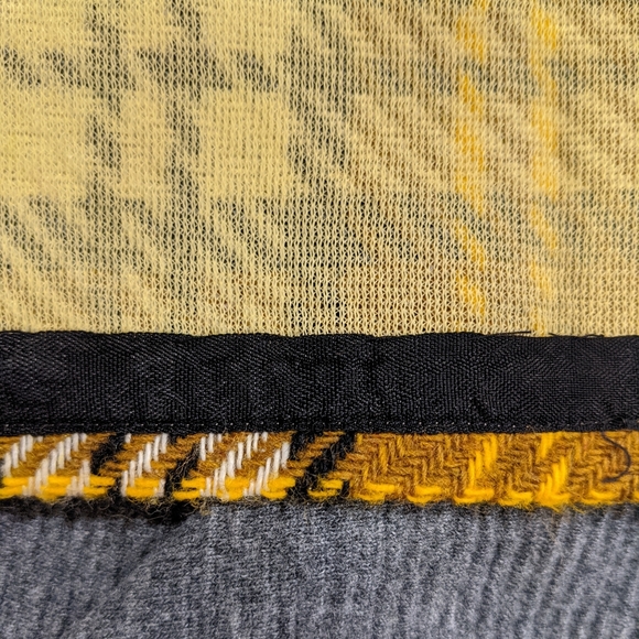 vintage 70's high waisted skirt | plaid skirt - Picture 4 of 4